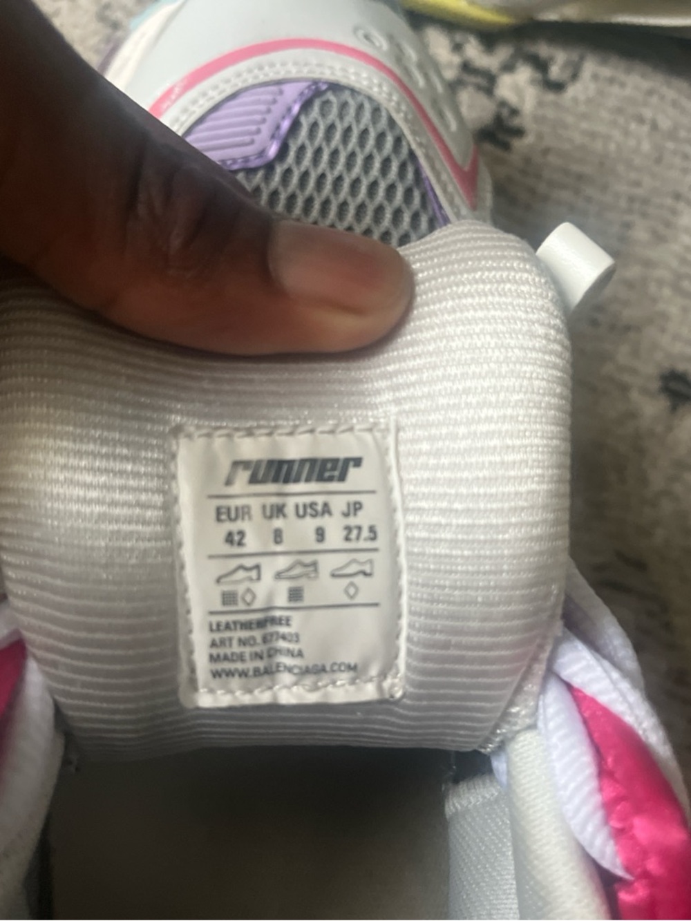Balenciaga Runner Multicolor - Picture 3 of 3